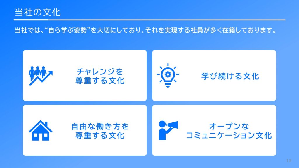 当社の文化_採用ピッチ資料