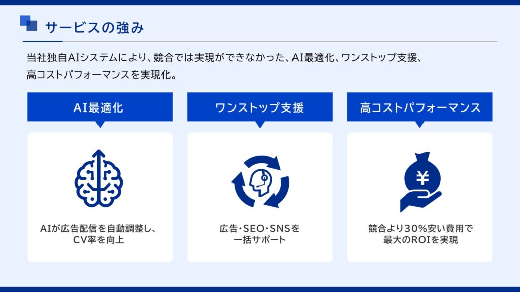 営業資料_サービスの強み