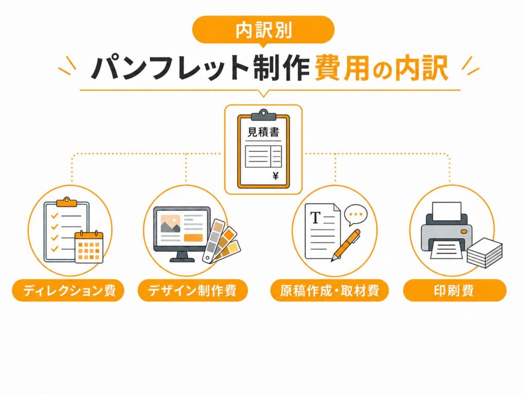 パンフレット制作 費用内訳